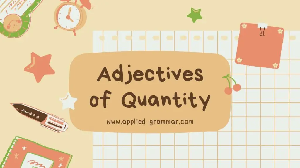 Adjectives of Quantity: Words That Count!